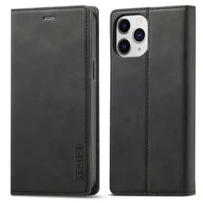 LC.IMEEKE iPhone 13 Pro Max Mobilskal KonstLäder - Svart