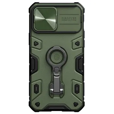 NILLKIN CamShield Armor Pro Fodral iPhone 13 Pro Max Grön