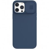 Nillkin CamShield Silky Silikon Skal iPhone 13 Pro Max - Blå