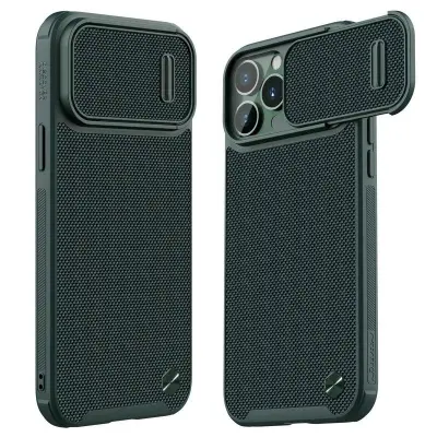 NILLKIN iPhone 13 Pro Max Mobilskal Nylon Fiber Grön