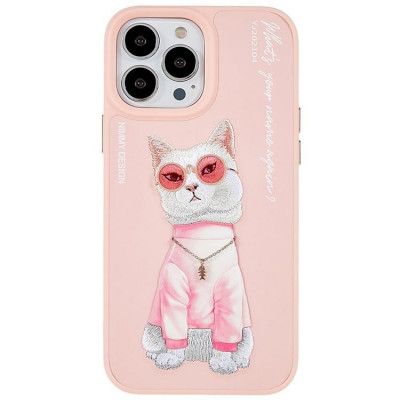 NIMMY iPhone 13 Pro Max Mobilskal Glasses PET - Cat