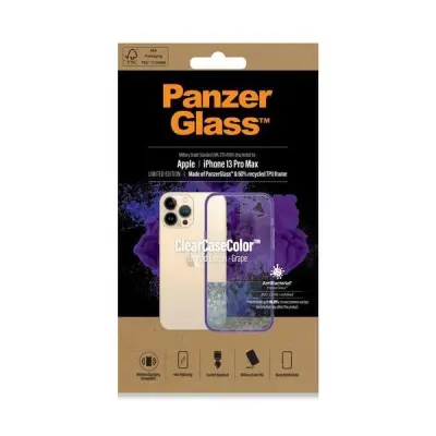 PanzerGlass iPhone 13 Pro Max Mobilskal Military Shield - Lila