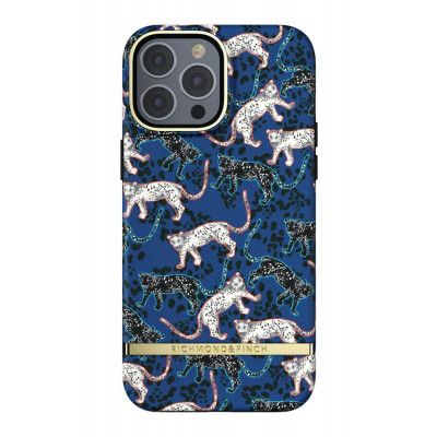 Richmond & Finch iPhone 13 Pro Max SkalBlue Leopard till