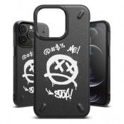 Ringke Onyx Graffiti Skal iPhone 13 Pro Max - Svart