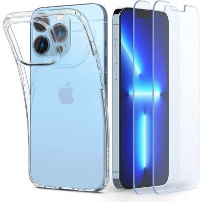 Spigen Crystal Pack Skal iPhone 13 Pro Max - Crystal Clear