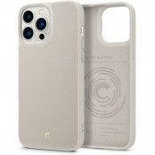 Spigen Cyrill Läder Brick Skal iPhone 13 Pro Max - Cream