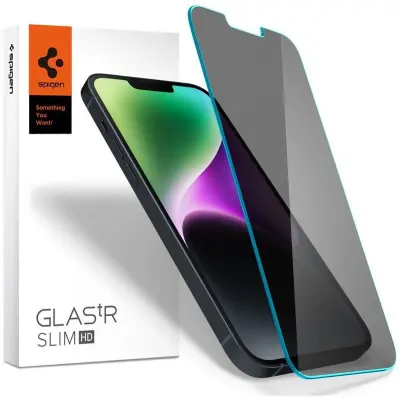 Spigen GLAS.tR Slim HD Privacy (iPhone 14 Plus/iPhone 13 Pro Max)