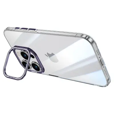 SULADA iPhone 13 Pro Max Mobilskal TPU+PC Klarglas Lila