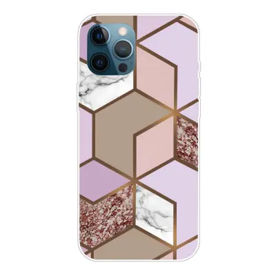 Trolsk TPU Back Case - Marble (iPhone 13 Pro Max) - Lila