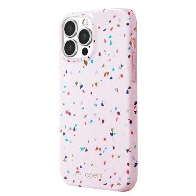 UNIQ Coehl Terrazzo Skal iPhone 13 Pro Max - Rosa