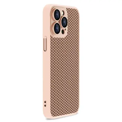 X-LEVEL iPhone 13 Pro Max Mobilskal Hård PC Lins Skydd Rosa