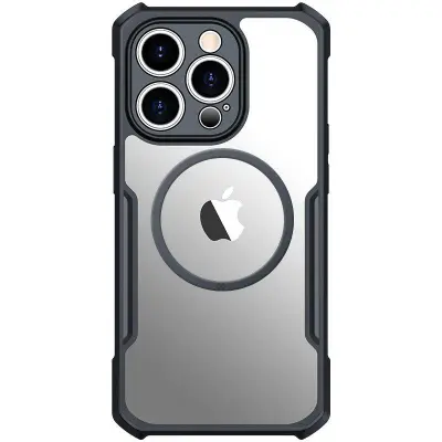 XUNDD Magnetic Fodral iPhone 13 Pro Max Slim Skydd Transparent