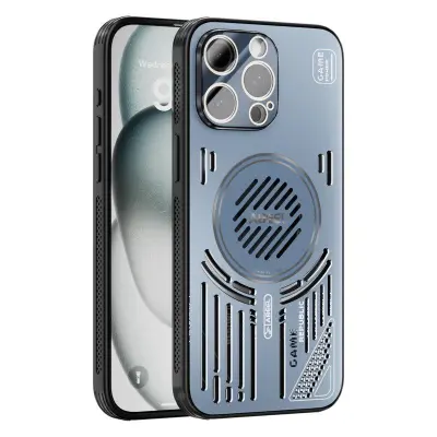 ABEEL iPhone 13 Pro Mobilskal Aluminium + PC + TPU - Blå