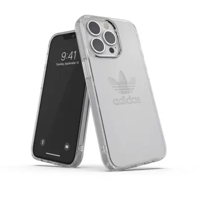 Adidas OR Protective Clear Case (iPhone 13 Pro) - Silvrigt glitter