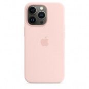 Apple iPhone 13 Pro Silikonskal med MagSafe - Chalk Pink