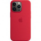 Apple Silicone Magsafe Skal iPhone 13 Pro - Röd