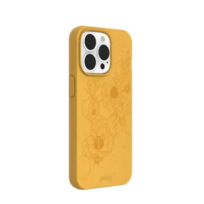 Pela Hive Edition Mobilskal iPhone 13 Pro - Classic Honey