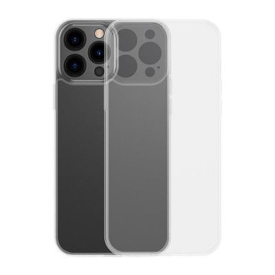 Baseus Frosted Glasskydd Skal iPhone 13 Pro - Transparent