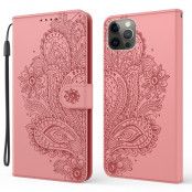 Blommor iPhone 13 Pro Plånboksfodral - Rosa