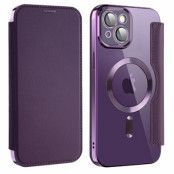 BOOM iPhone 13 Pro Magsafe Plånboksfodral RFID Flip - Lila