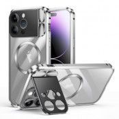 BOOM iPhone 13 Pro Mobilskal Magsafe Metall Frame - Silver