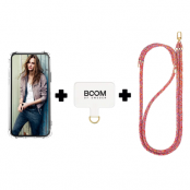 Boom iPhone 13 Pro Skal med Halsband - RedMix