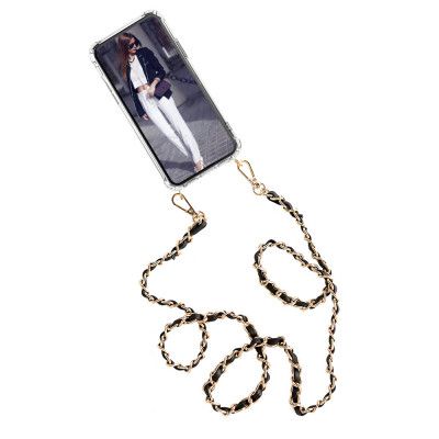 Boom iPhone 13 Pro skal med mobilhalsband- Chain Black