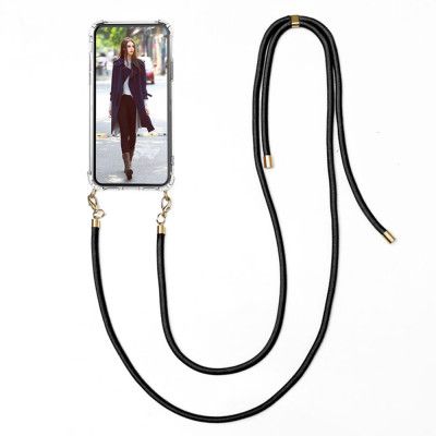Boom iPhone 13 Pro skal med mobilhalsband- Rope Black