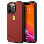 Ferrari Off Track Quilted Skal iPhone 13 Pro / 13 - Röd