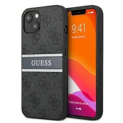 Guess 4G Stripe case (iPhone 13 Pro) - Svart