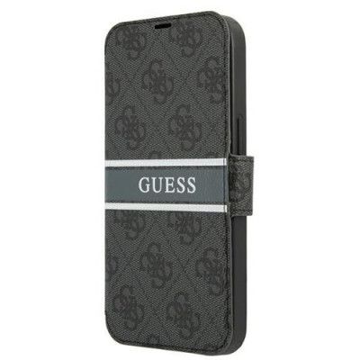 Guess 4G Stripe Fodral iPhone 13 Pro / 13 - Grå