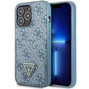 Guess iPhone 13 Pro Skal Korthållare 4G Triangle Logo - Blå