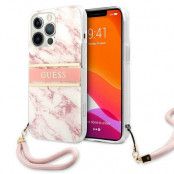 Guess Marble Strap Collection Skal iPhone 13 Pro / 13 - Rosa