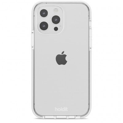 Holdit Seethru Skal iPhone 13 Pro - Vit