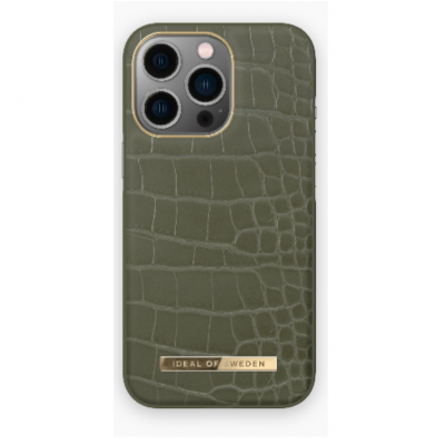 Ideal of Sweden iPhone 13 Pro Skal Atelier - Khaki Croco