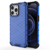 iPhone 13 Pro Mobilskal Honeycomb Armor - Blå