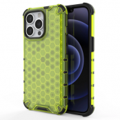 iPhone 13 Pro Mobilskal Honeycomb Armor - Grön