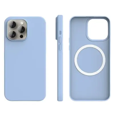 iPhone 13 Pro Mobilskal MagSafe Ultra Thin Silikon (Haze Blå)