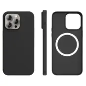Mobilskal till iPhone 13 Pro MagSafe Ultra Thin Silikon (Svart)