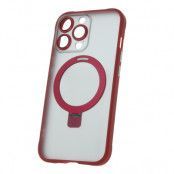iPhone 13 Pro Röd Mag Ring-fodral: Skyddande & Stilrent