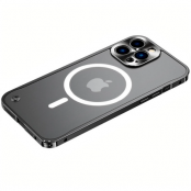 iPhone 13 Pro Skal Magsafe Metall Frame - Svart