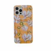iPhone 13 Pro Skal med Kortfack - Yellow Flowers