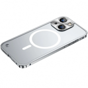 iPhone 13 Skal Magsafe Metall Frame - Silver