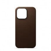 Journey MagSafe Äkta Läder Skal För iPhone 13 Pro - Mörkbrun
