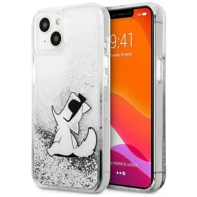 Karl Lagerfeld Choupette Glitter Case (iPhone 13 Pro) - Guld