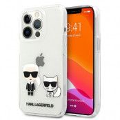 Karl Lagerfeld iPhone 13 & 13 Pro Skal Karl & Choupette - Transparent