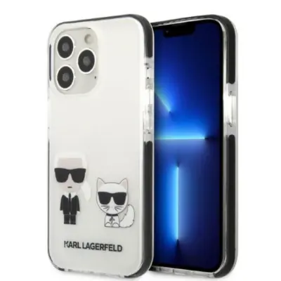 Karl Lagerfeld iPhone 13 Pro Skal Karl&Choupette - Vit