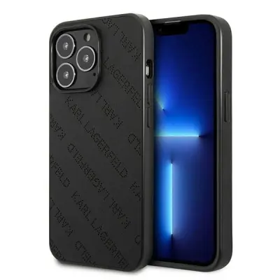 Karl Lagerfeld iPhone 13 Pro/13 Skal MagSafe Perforated Allover Svart