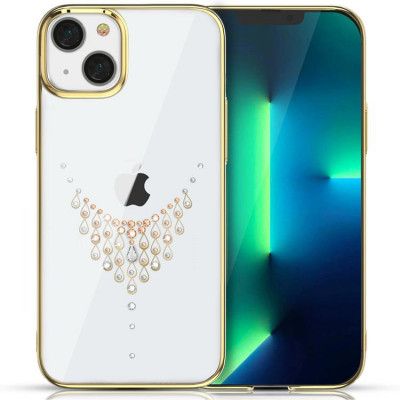 Kingxbar Dew Sky Series Skal iPhone 13 Pro - Guld