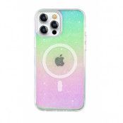 Kingxbar iPhone 13 Pro Skal Magsafe Magnetic PQY Elegant - Rainbow